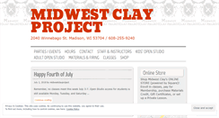 Desktop Screenshot of midwestclayproject.com